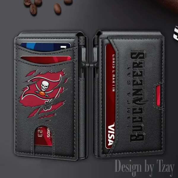 Tampa Bay Buccaneers Slim Minimalist Pocket Wallet SPTSWC079