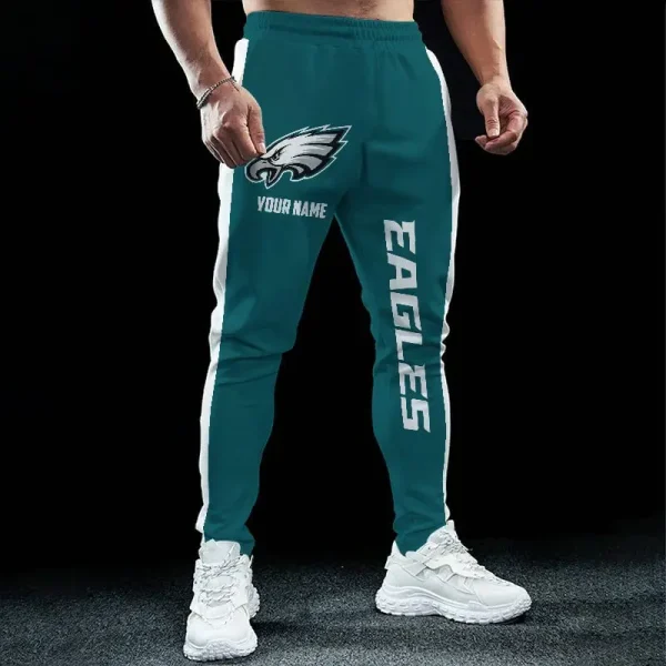 Philadelphia Eagles Pocket Long Pant Custom Name Joggers BGJGPSP205