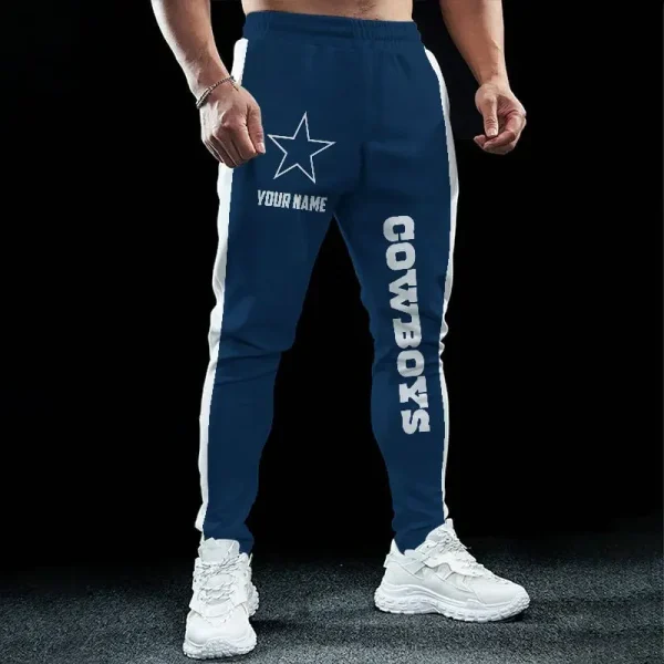 Dallas Cowboys Pocket Long Pant Custom Name Joggers BGJGPSP207