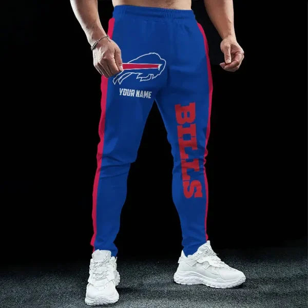 Buffalo Bills Pocket Long Pant Custom Name Joggers BGJGPSP208