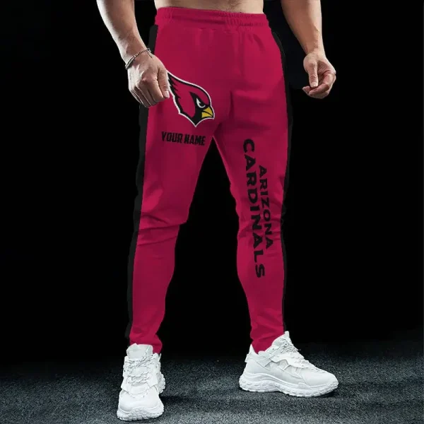 Arizona Cardinals Pocket Long Pant Custom Name Joggers BGJGPSP211