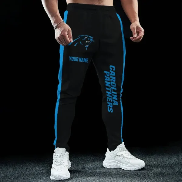 Carolina Panthers Pocket Long Pant Custom Name Joggers BGJGPSP212