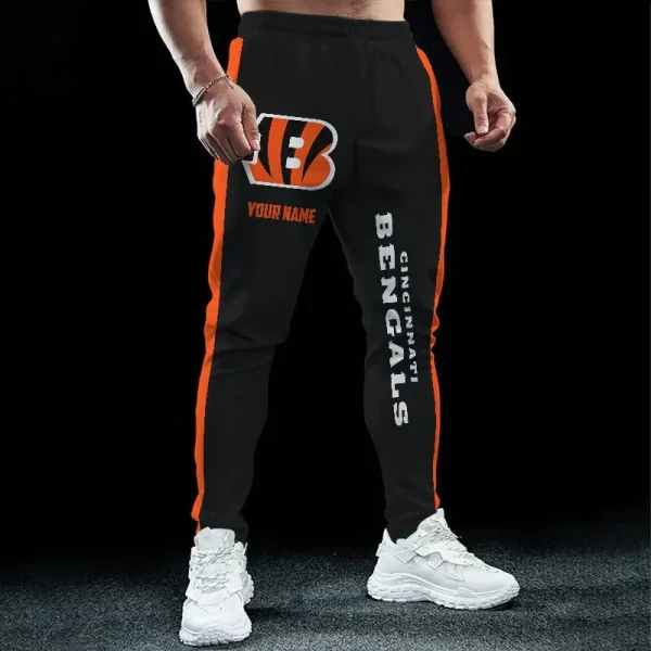 Cincinnati Bengals Pocket Long Pant Custom Name Joggers BGJGPSP213