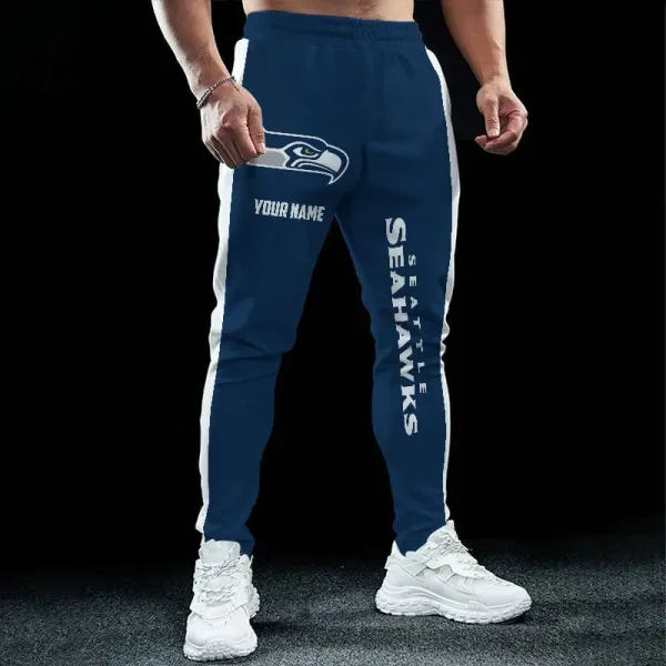 Seattle Seahawks Pocket Long Pant Custom Name Joggers BGJGPSP219