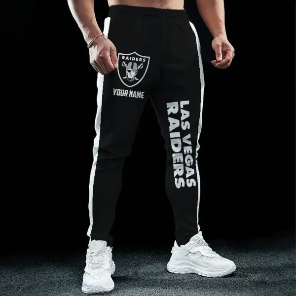 Las Vegas Raiders Pocket Long Pant Custom Name Joggers BGJGPSP222