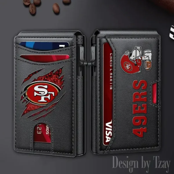 San Francisco 49ers Slim Minimalist Pocket Wallet SPTSWC109