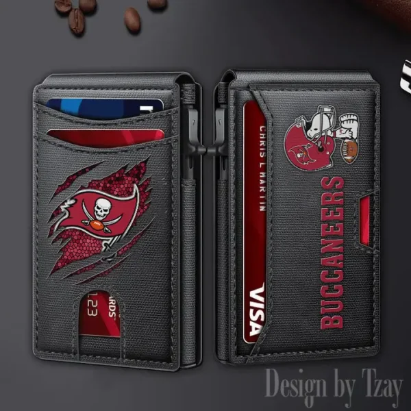 Tampa Bay Buccaneers Slim Minimalist Pocket Wallet SPTSWC111