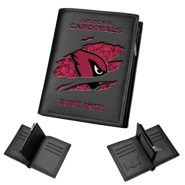 Arizona Cardinals Leather Vertical Wallet SPTLVW010 - Image 3