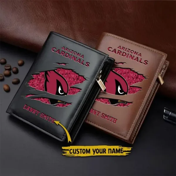 Arizona Cardinals Leather Vertical Wallet SPTLVW010