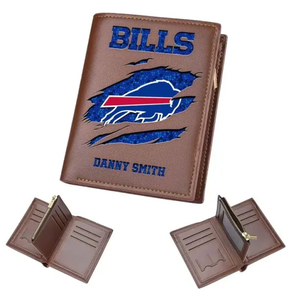 Buffalo Bills Leather Vertical Wallet SPTLVW013 - Image 3