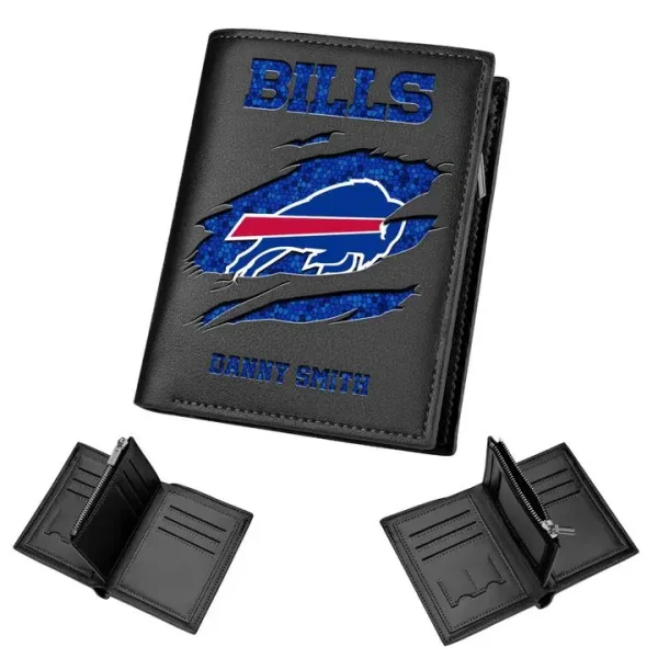 Buffalo Bills Leather Vertical Wallet SPTLVW013 - Image 2