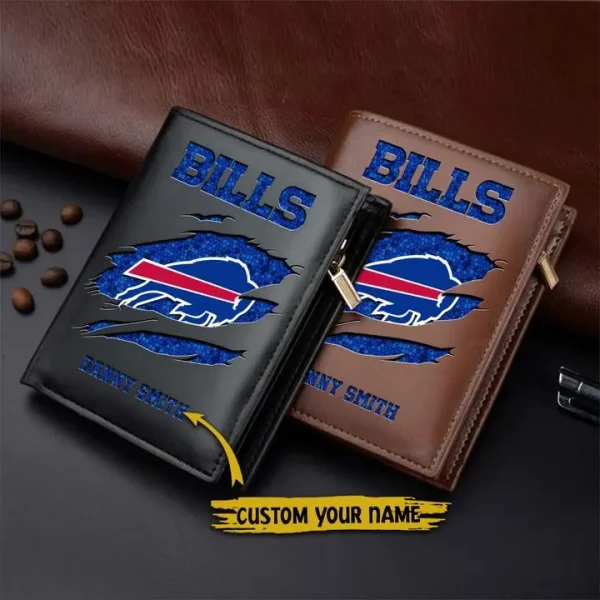 Buffalo Bills Leather Vertical Wallet SPTLVW013