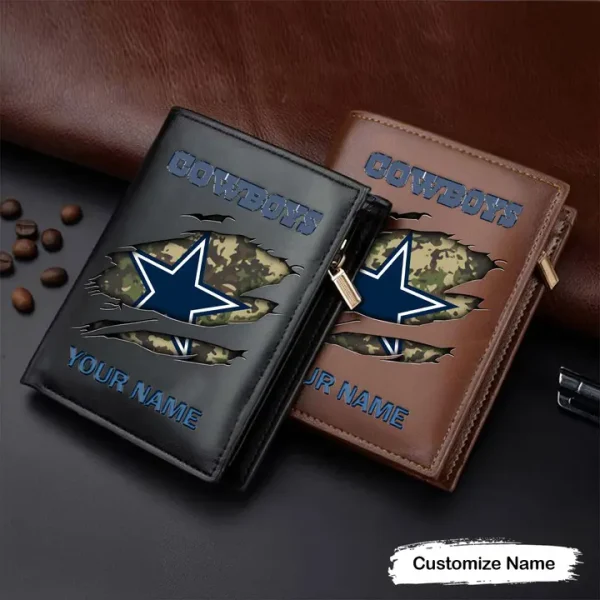 Dallas Cowboys Leather Vertical Wallet SPTLVW035