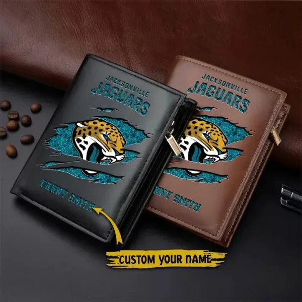 Jacksonville Jaguars Leather Vertical Wallet SPTLVW050