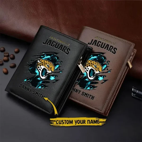 Jacksonville Jaguars Leather Vertical Wallet SPTLVW051