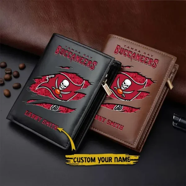 Tampa Bay Buccaneers Leather Vertical Wallet SPTLVW091