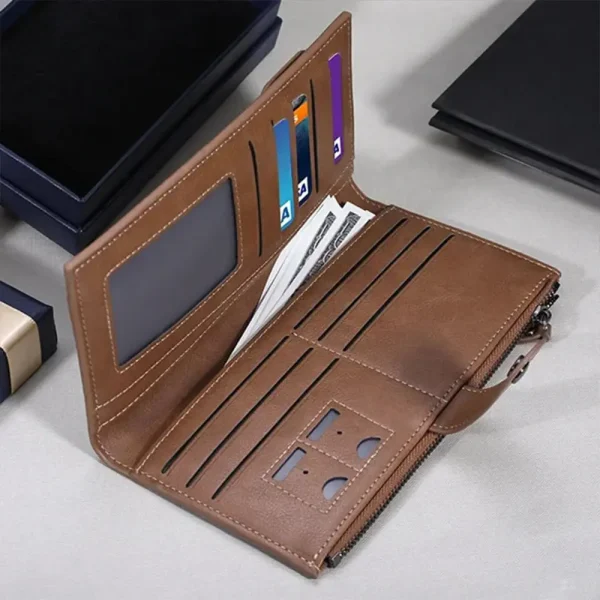 Arizona Cardinals Personalized Long Leather Wallet Special Gifts For Fans SPTLLW009 - Image 2