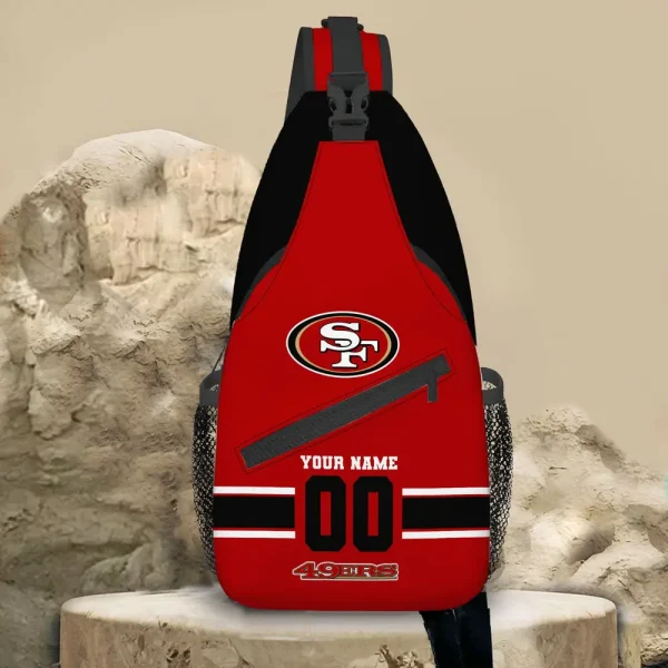 San Francisco 49ers Personalized Sling Bag Gifts For Fans AZSLINGBAG065 - Image 2