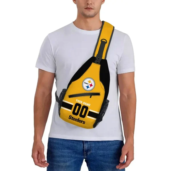 Pittsburgh Steelers Personalized Sling Bag Gifts For Fans AZSLINGBAG066 - Image 3