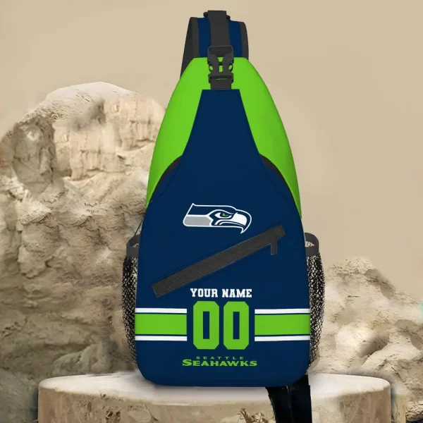 Seattle Seahawks Personalized Sling Bag Gifts For Fans AZSLINGBAG077 - Image 2