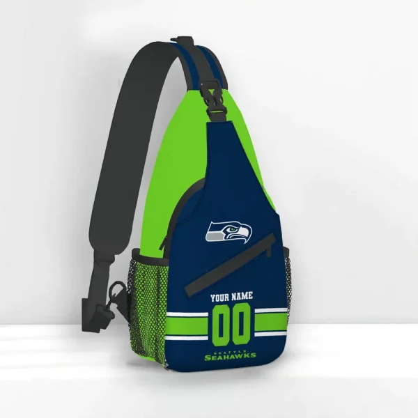 Seattle Seahawks Personalized Sling Bag Gifts For Fans AZSLINGBAG077