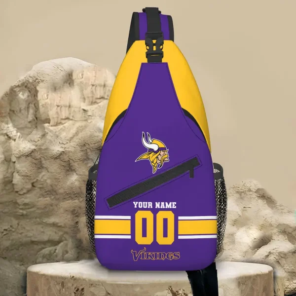 Minnesota Vikings Personalized Sling Bag Gifts For Fans AZSLINGBAG080 - Image 2