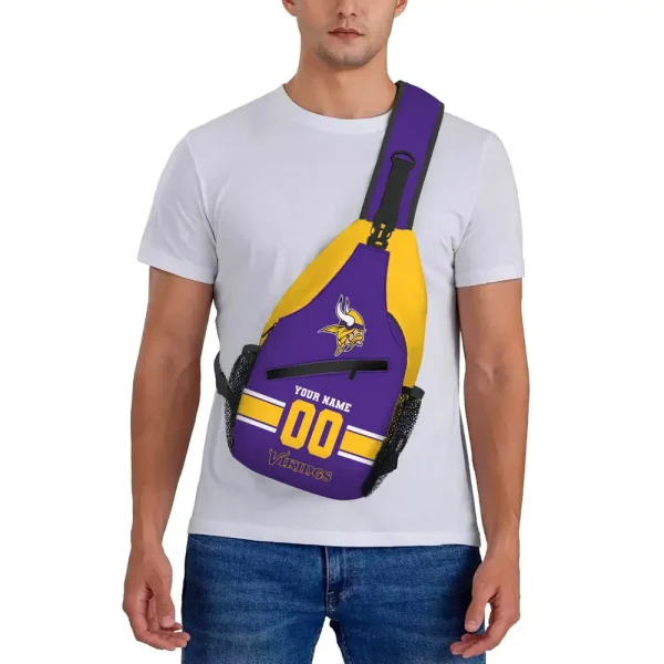 Minnesota Vikings Personalized Sling Bag Gifts For Fans AZSLINGBAG080 - Image 3