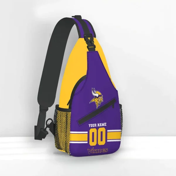 Minnesota Vikings Personalized Sling Bag Gifts For Fans AZSLINGBAG080