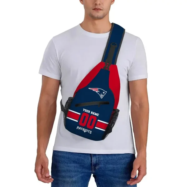 New England Patriots Personalized Sling Bag Gifts For Fans AZSLINGBAG082 - Image 3