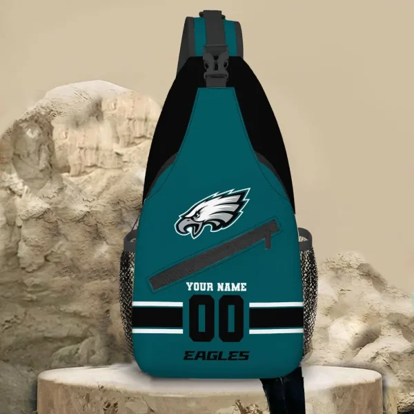 Philadelphia Eagles Personalized Sling Bag Gifts For Fans AZSLINGBAG085 - Image 2