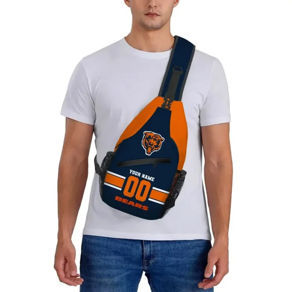 Chicago Bears Personalized Sling Bag Gifts For Fans AZSLINGBAG088 - Image 3