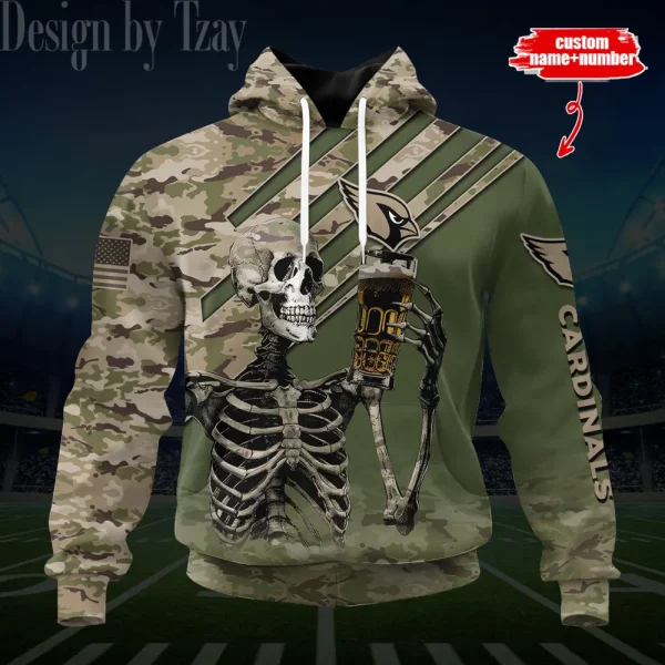 Arizona Cardinals 3D Printed Pullover Hoodie AZHD638 - Image 2