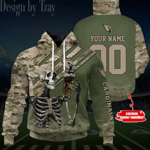 Arizona Cardinals 3D Printed Pullover Hoodie AZHD638