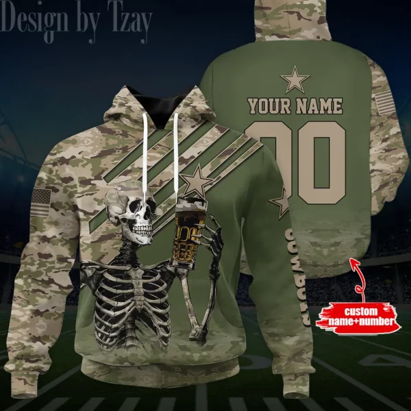 Dallas Cowboys 3D Printed Pullover Hoodie AZHD646