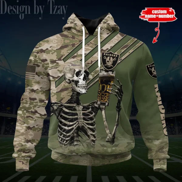 Las Vegas Raiders 3D Printed Pullover Hoodie AZHD651 - Image 2