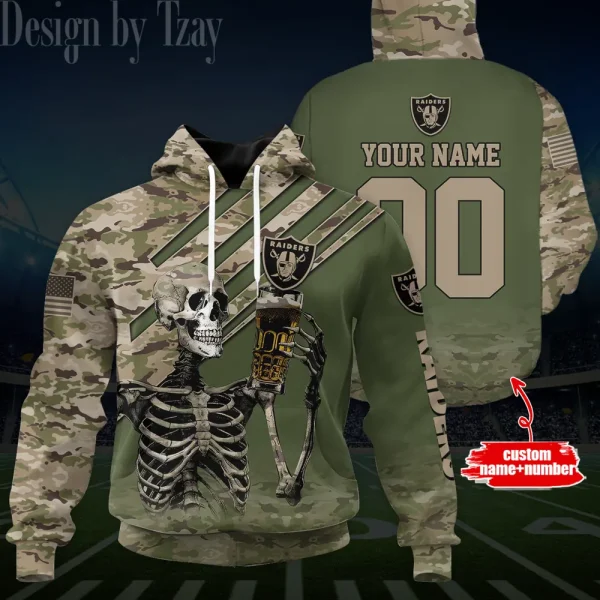 Las Vegas Raiders 3D Printed Pullover Hoodie AZHD651