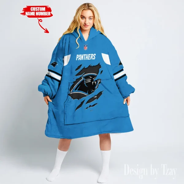 Carolina Panthers Snug Hoodie BGSNUG162 - Image 2