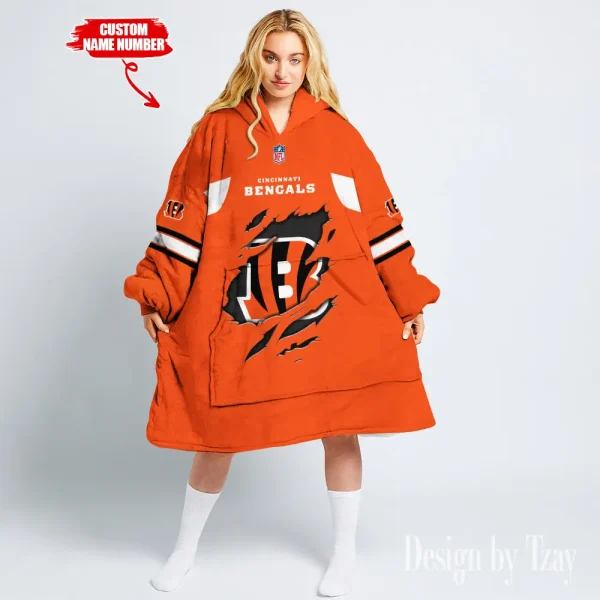 Cincinnati Bengals Snug Hoodie BGSNUG164 - Image 3