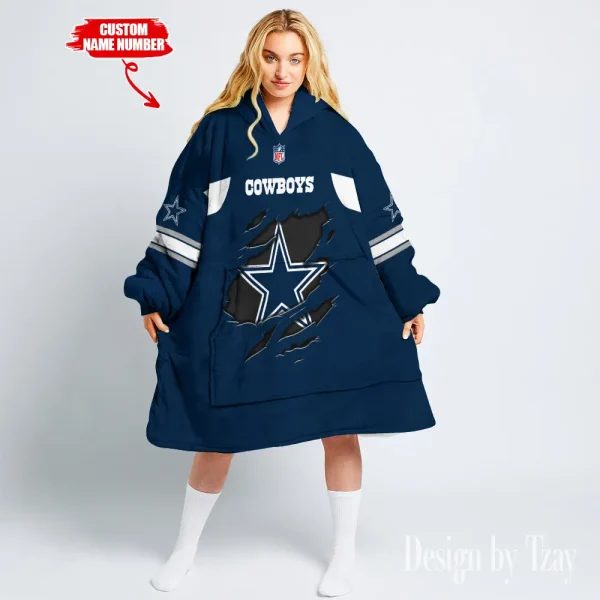 Dallas Cowboys Snug Hoodie BGSNUG166 - Image 2