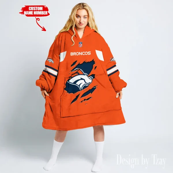 Denver Broncos Snug Hoodie BGSNUG167 - Image 2