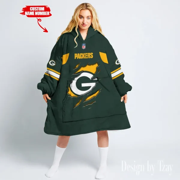 Green Bay Packers Snug Hoodie BGSNUG169 - Image 2