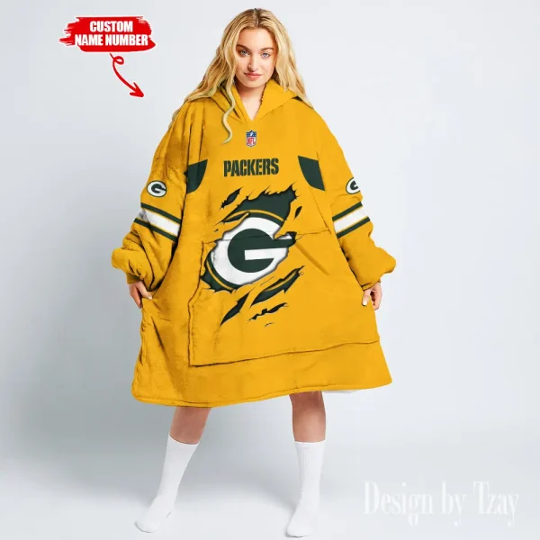 Green Bay Packers Snug Hoodie BGSNUG172 - Image 2