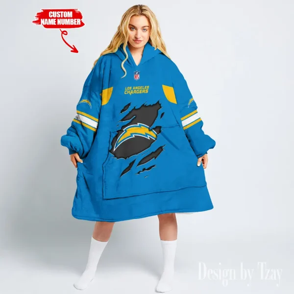 Los Angeles Chargers Snug Hoodie BGSNUG175 - Image 2