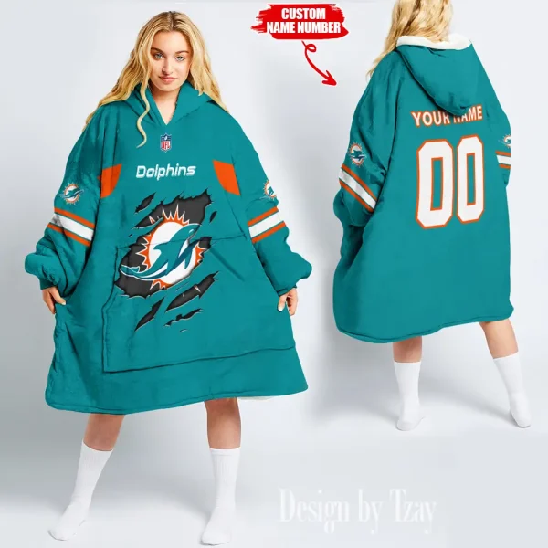 Miami Dolphins Snug Hoodie BGSNUG177