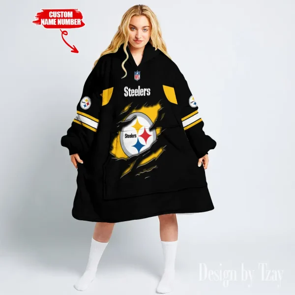 Pittsburgh Steelers Snug Hoodie BGSNUG178 - Image 2