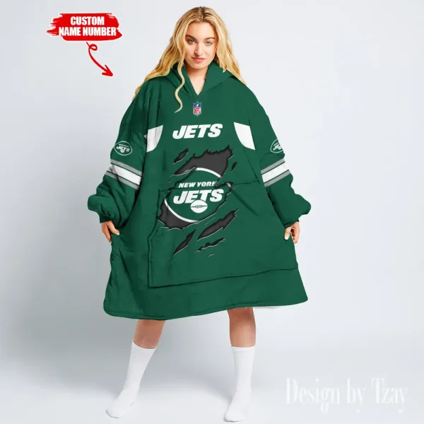 New York Jets Snug Hoodie BGSNUG182 - Image 2