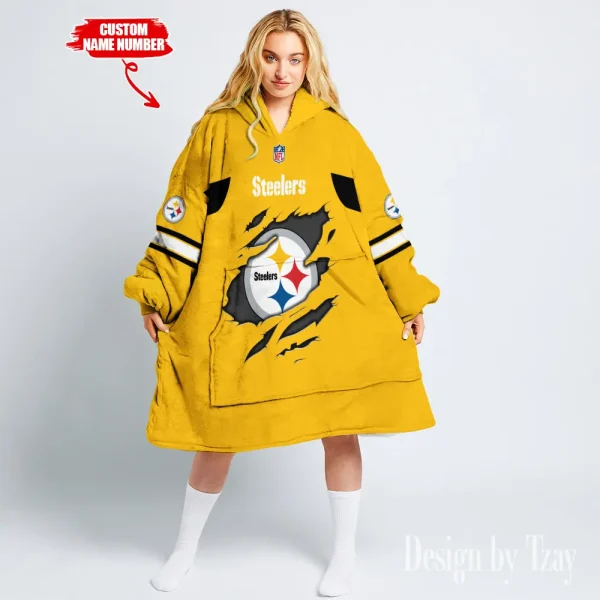 Pittsburgh Steelers Snug Hoodie BGSNUG184 - Image 2