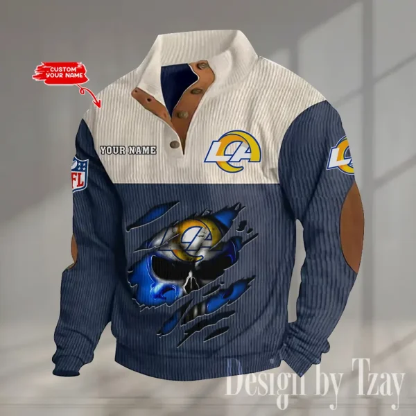 Los Angeles Rams Double Stand Collar Sport Hoodie S9DBSCH1329