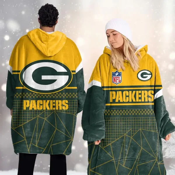 Green Bay Packers DMOD0045 Blanket Hoodie - Image 2