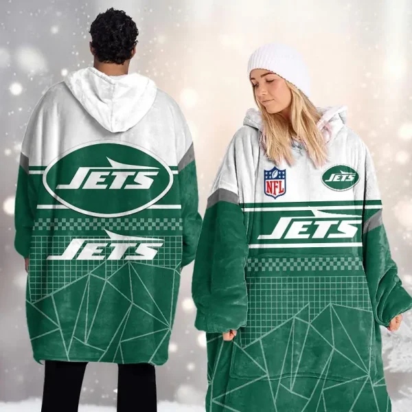 New York Jets DMOD0058 Blanket Hoodie - Image 2